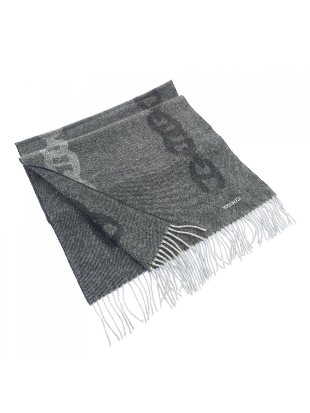 Hermes Scarf Gray
